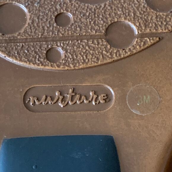 Nurture Sandals Brown Women's Size 8M Open Toe Sling Back - Picture 11 of 11